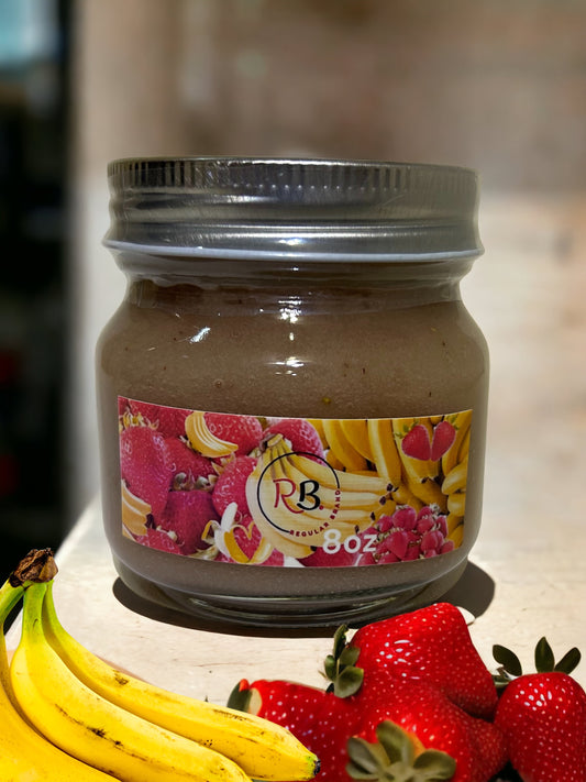 Strawberry Banana Infused Organic, Wildсrafted, St Lucia, Irish Sea Moss, Sea Moss Gel (8 oz)