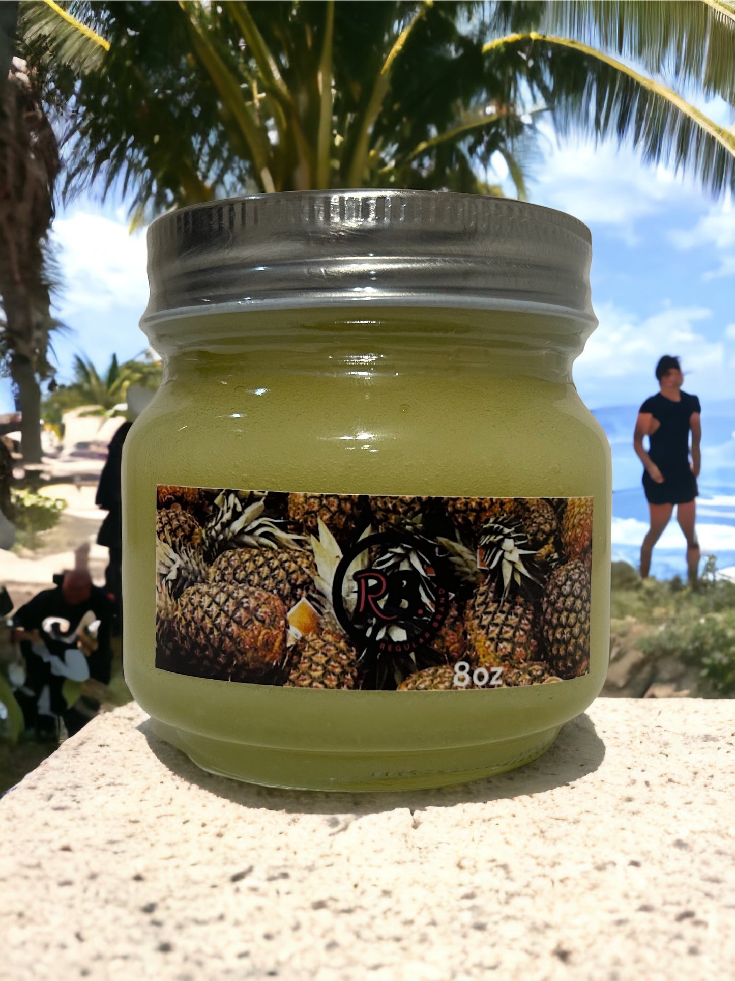 Pineapple Infused Organic, Wildсrafted, St Lucia, Irish Sea Moss, Sea Moss Gel (8 oz)