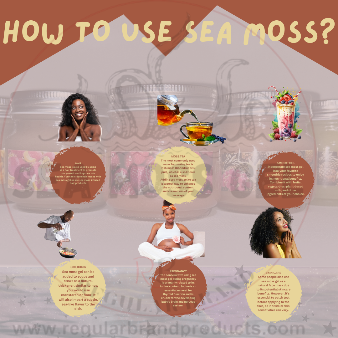 Banana Infused Organic, Wildсrafted, St Lucia, Irish Sea Moss, Sea Moss Gel (8 oz)